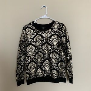 Gold and Black Sweater